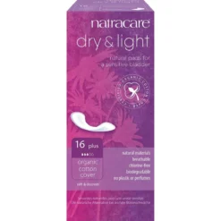 Natracare Dry & Light Plus Einlagen Blasenschwäche - Bio