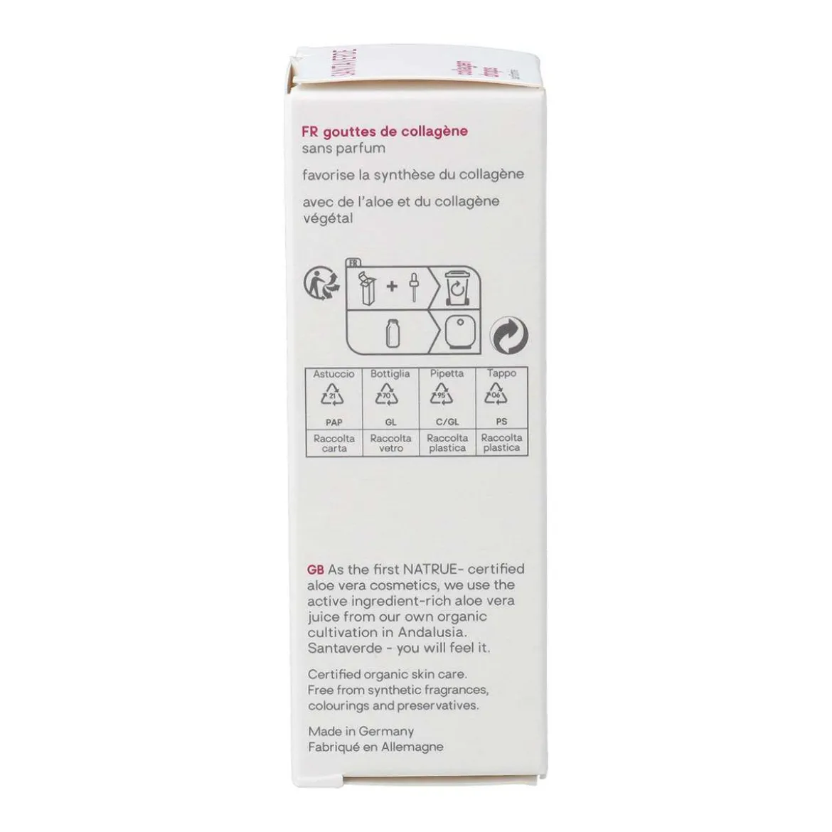 Pflanzliches Kollagen von Santaverde als Collagen Drops
