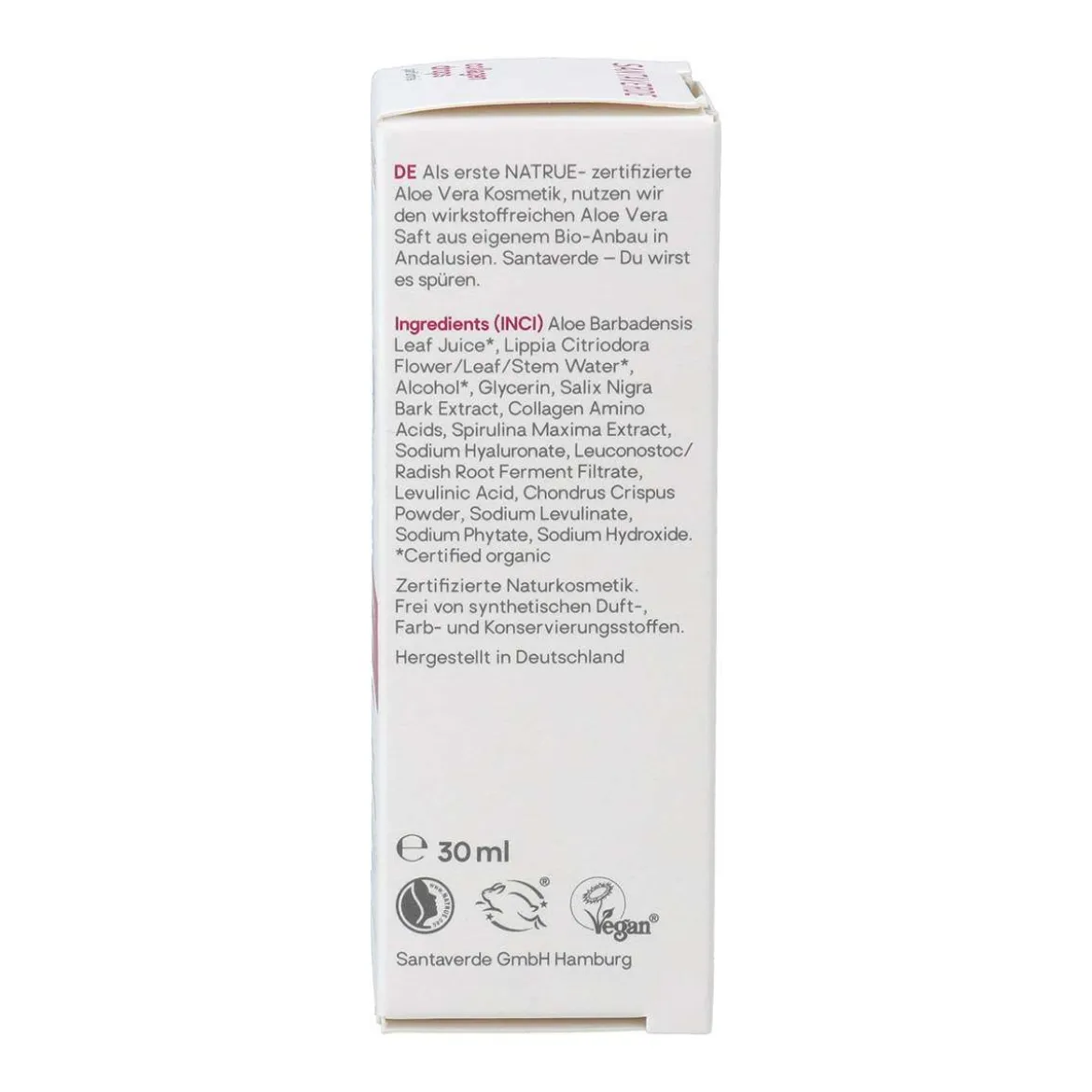 Pflanzliches Kollagen von Santaverde als Collagen Drops