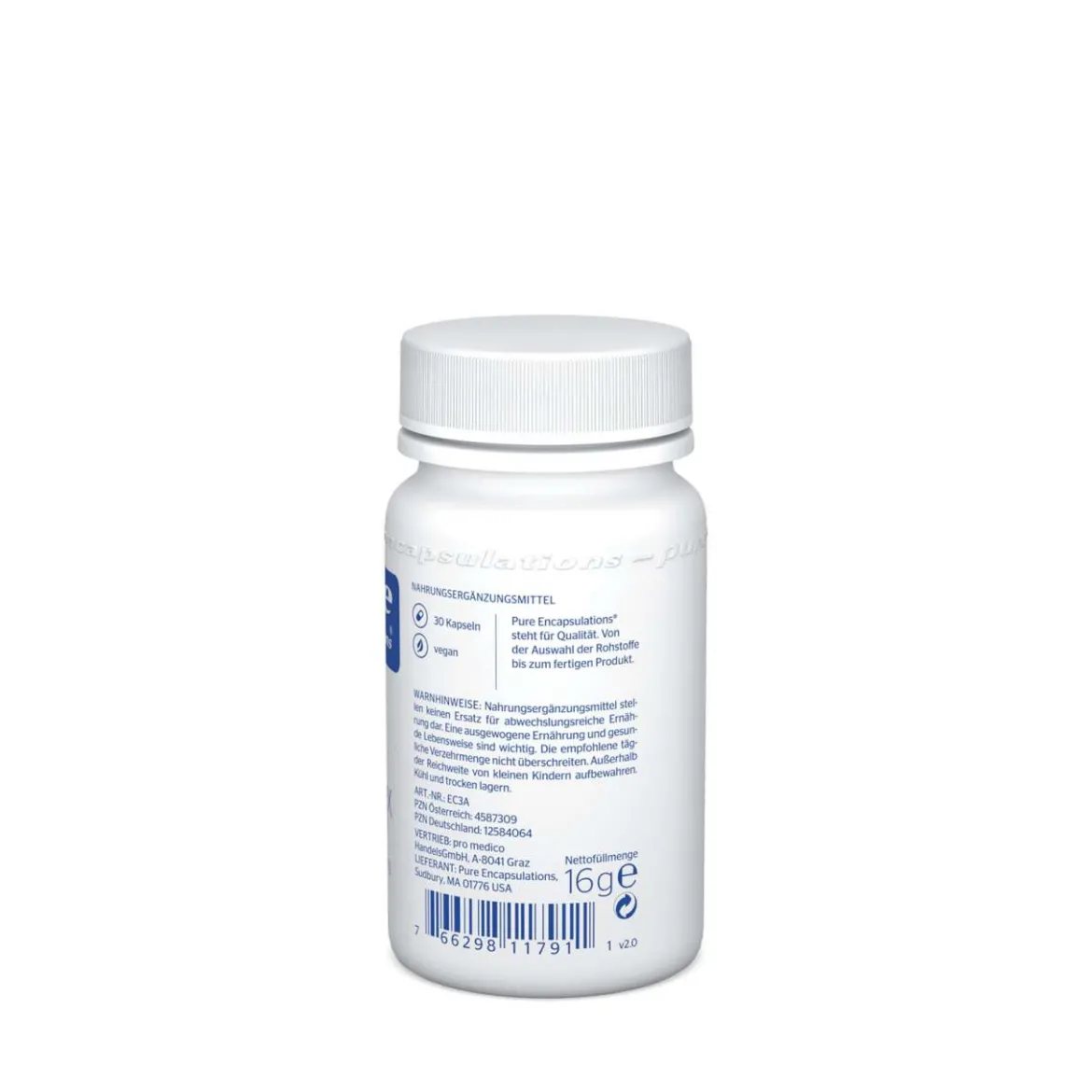 Pure Encapsulations Eisenpräparat vegan - Eisenglycinat Komplex