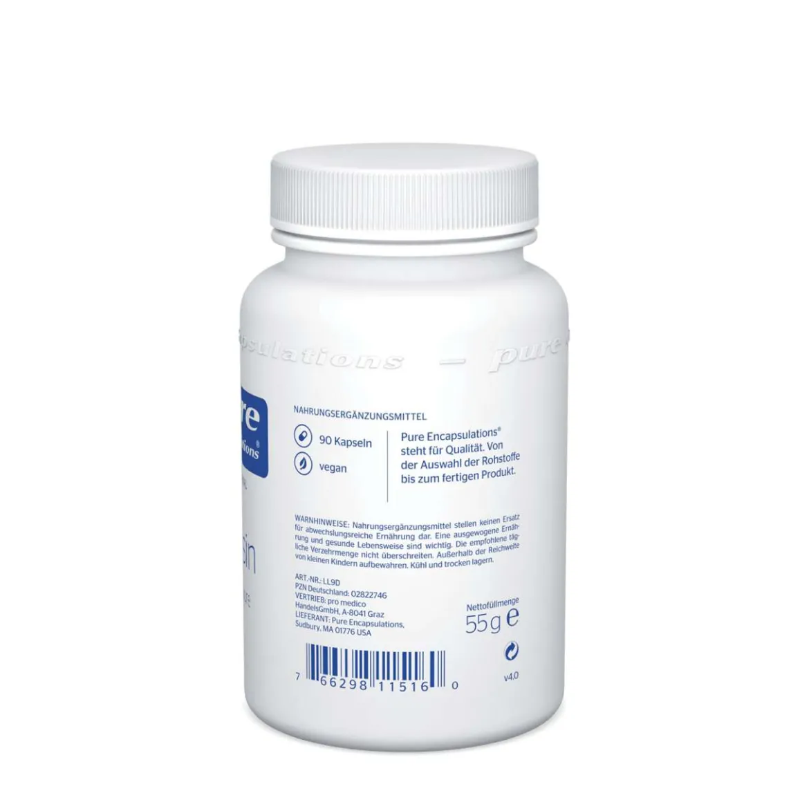 Pure Encapsulations - PURE L-Lysin Kapseln - 400 mg