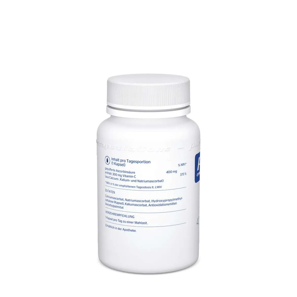 Pure Encapsulations - PURE Vitamin C 400 gepuffert, 90 Kapseln