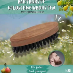PureNature Bartbürste kaufen für eine natürliche Bartpflege