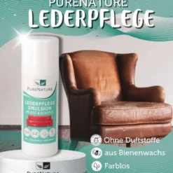 PureNature Bienenwachs Lederpflege - farblose Emulsion