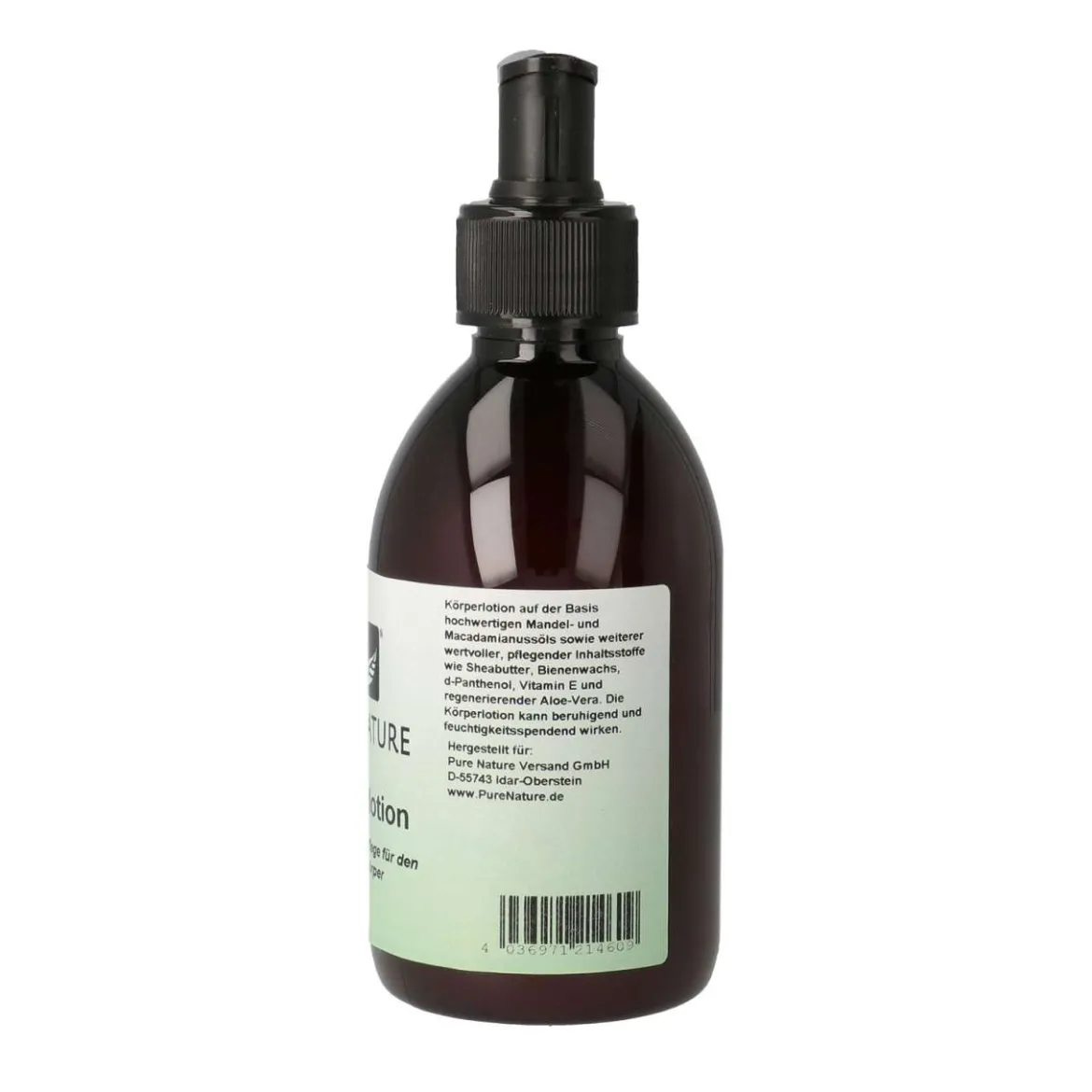 PureNature reichhaltige Bodylotion mit Aloe Vera und Mandelöl