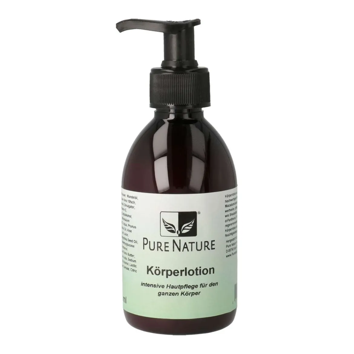 PureNature reichhaltige Bodylotion mit Aloe Vera und Mandelöl