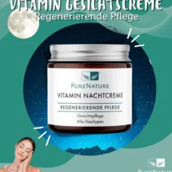 PureNature Vitamin Gesichtscreme - regenerierende Pflege