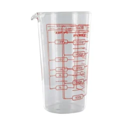 Pyrex Messbecher 0,5l - hohe Becherform aus hitzebeständigem Glas