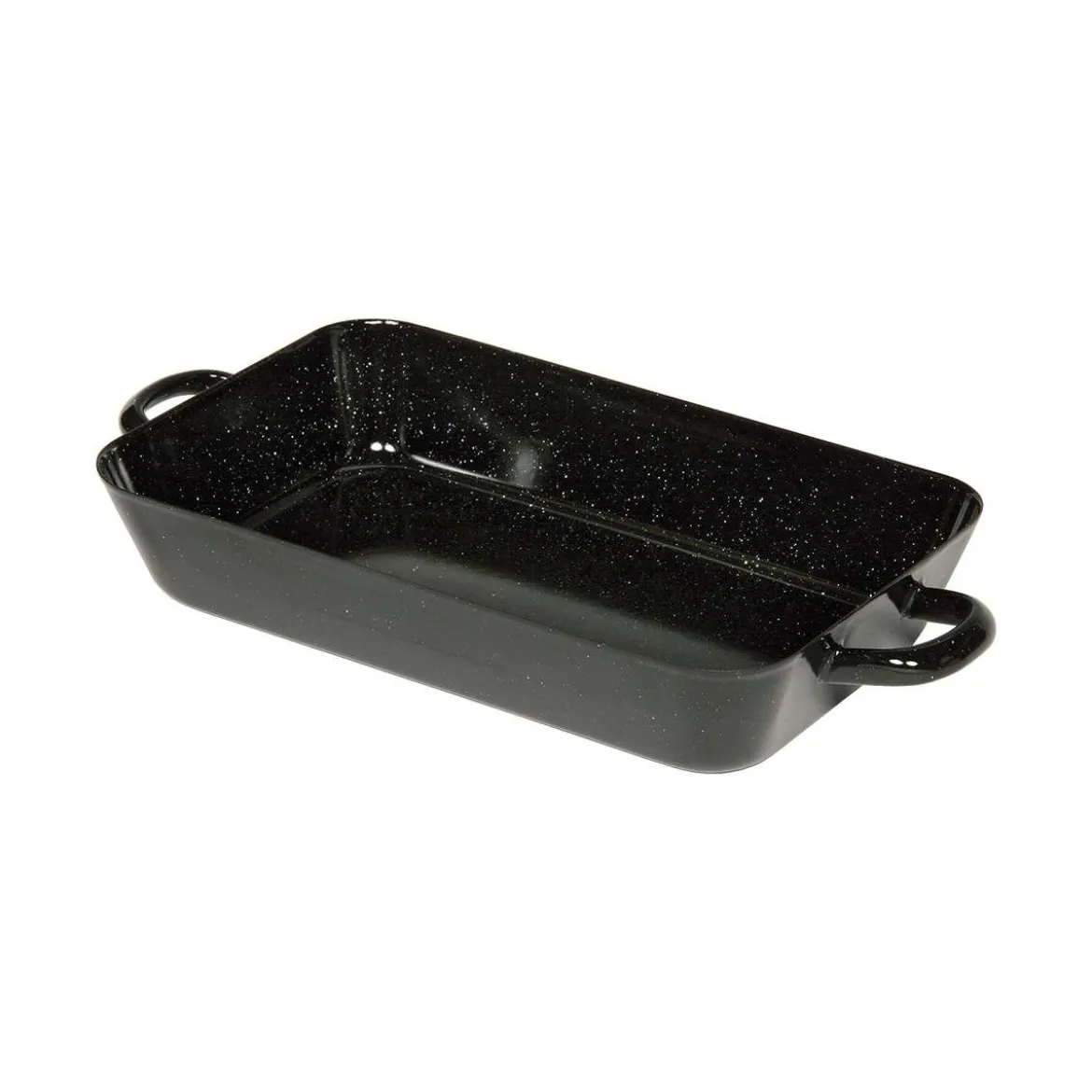 Rechteckige Bratpfanne Emaille zum Braten & Backen