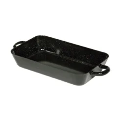 Rechteckige Bratpfanne Emaille zum Braten & Backen