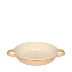 RIESS Eier- und Servierpfanne Goldgelb Ø 18 cm aus Emaille