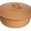 Römertopf Brottopf rund aus Terracotta für frisches Brot