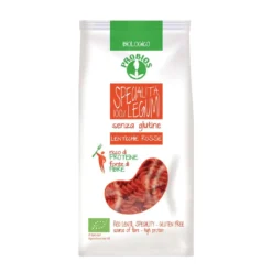 Rote Linsen Spirelli aus 100% italienischem Bio Linsenmehl hergestellt