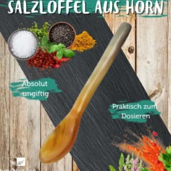 Salzlöffel aus Horn für Ihre Küche