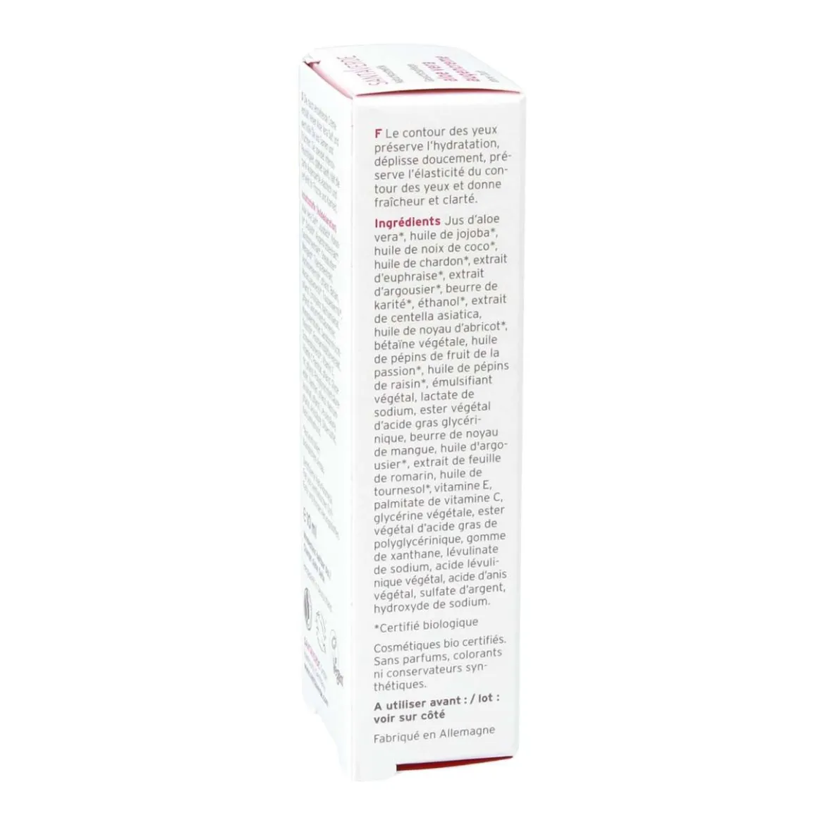 Santaverde Aloe Vera Augencreme für Allergiker, parfümfrei