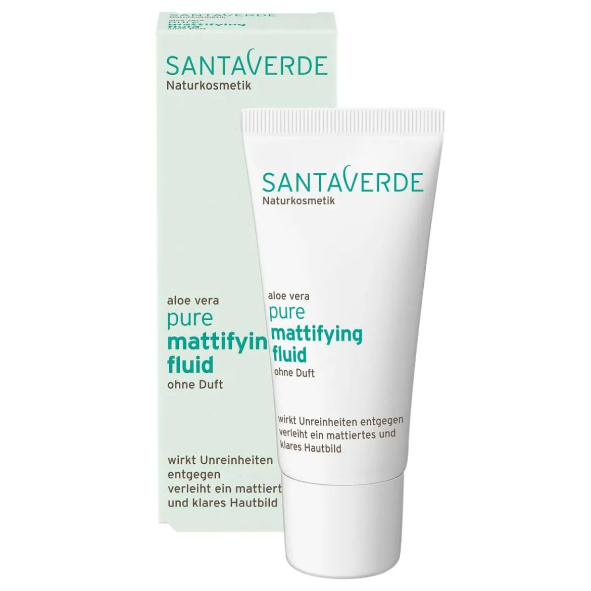 SantaVerde Pure Mattifying Fluid - pflegt & mattiert die Gesichtshaut