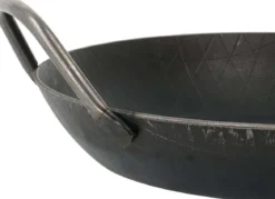 Schmiedeeisen-Pfanne Turk mit hohem Rand zum Braten & Kochen