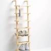 Schuhregal Lady long von Side by Side, Esche massiv unbehandelt