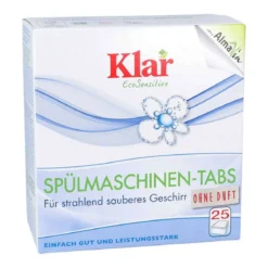 Spülmaschinen Tabs ohne Duftstoffe