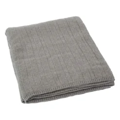 Strickdecke Schafschurwolle Plaid von PureNature