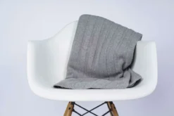 Strickdecke Schafschurwolle Plaid von PureNature