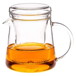 Teekännchen for two: Glas Teekanne mit Sieb für zwei