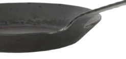 Turk freiform-warmgeschmiedete Pfanne mit flachem Hakenstiel