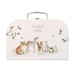Vujo Baby Erstausstattungskoffer mit 6 Babypflegeprodukten