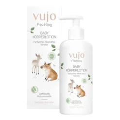 Vujo Baby Körperlotion: parfümfreie Babypflege-Creme