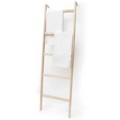 Wand Handtuchhalter Leo: Moderne Kleiderleiter aus Holz