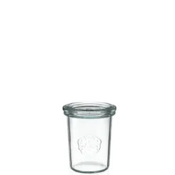 Weck Mini Sturzglas 80 ml / 160 ml mit Glasdeckel - 12 Stück
