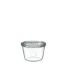 WECK Sturzglas 45 ml mit Glasdeckel – 12 Stück