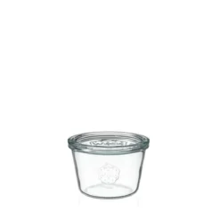 WECK Sturzglas 45 ml mit Glasdeckel – 12 Stück