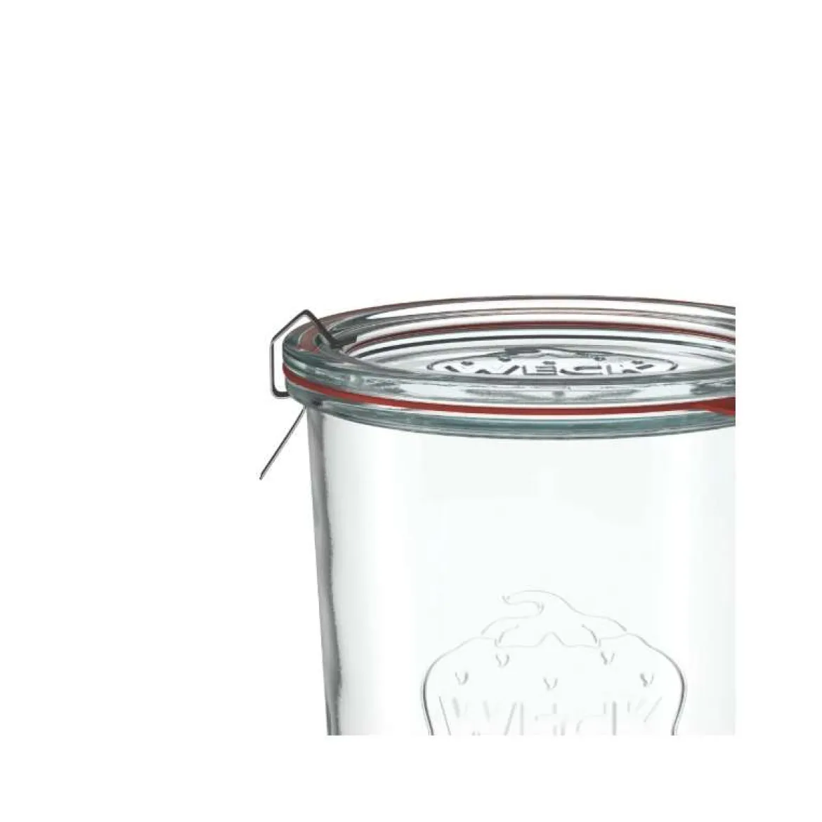 WECK Sturzglas 850 ml mit Glasdeckel – 6 Stück