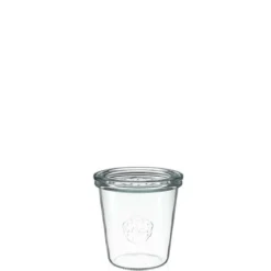 WECK Sturzglas 290 ml mit Glasdeckel – 6 Stück