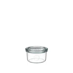 WECK Sturzglas 165 ml mit Glasdeckel – 12 Stück