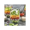 WECK Tulpenglas 1062 ml mit Glasdeckel – 6 Stück