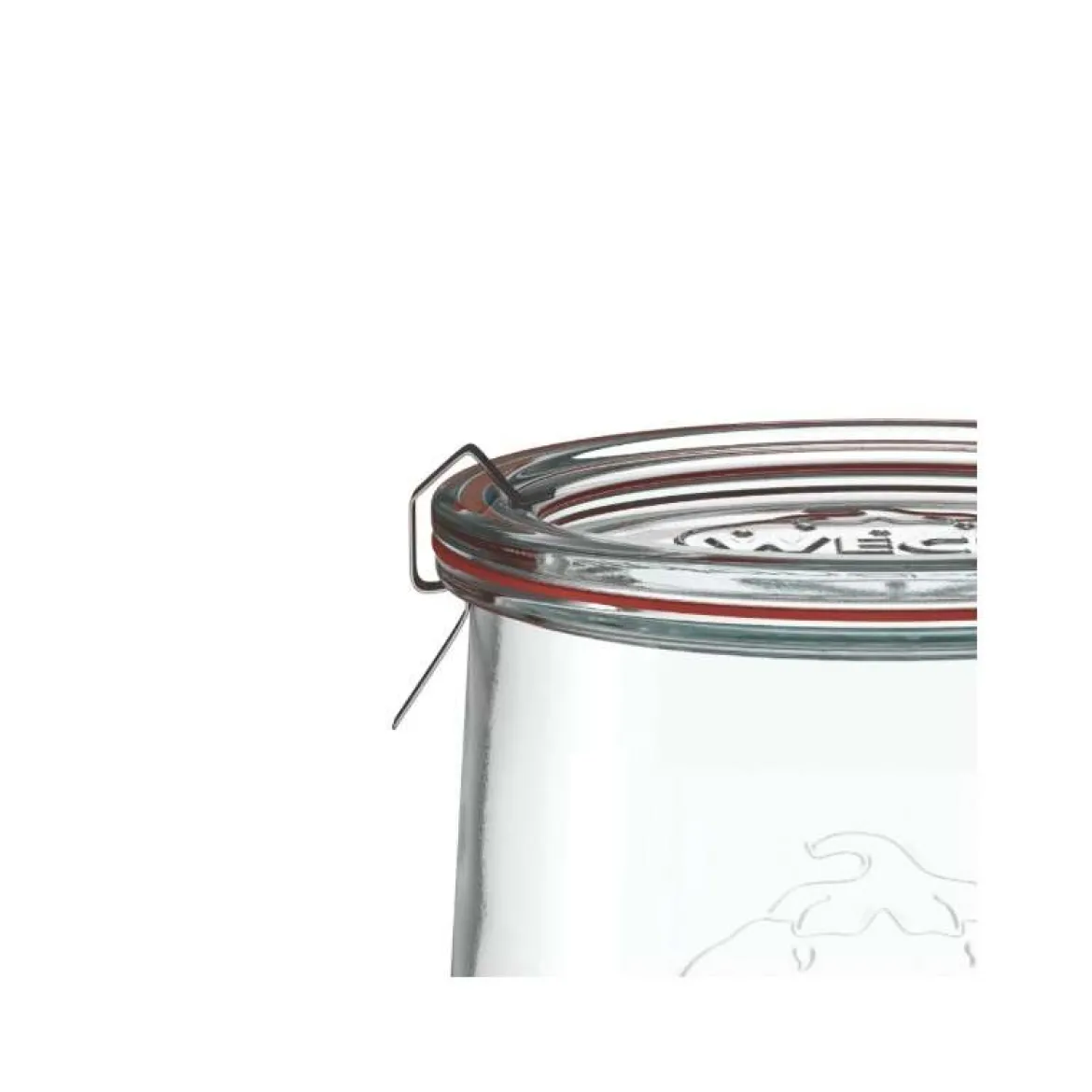 WECK Tulpenglas 1062 ml mit Glasdeckel – 6 Stück