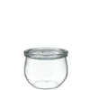 WECK Tulpenglas 580 ml mit Glasdeckel – 6 Stück