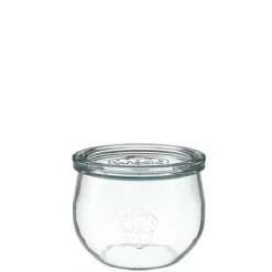 WECK Tulpenglas 580 ml mit Glasdeckel – 6 Stück