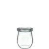 WECK Tulpenglas 220 ml mit Glasdeckel – 12 Stück
