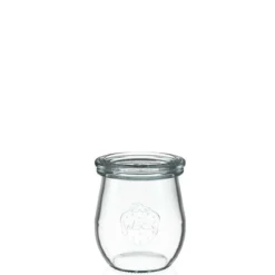 WECK Tulpenglas 220 ml mit Glasdeckel – 12 Stück