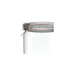 WECK Zylinderglas 1040 ml mit Glasdeckel – 6 Stück