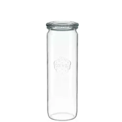 WECK Zylinderglas 600 ml mit Glasdeckel – 6 Stück