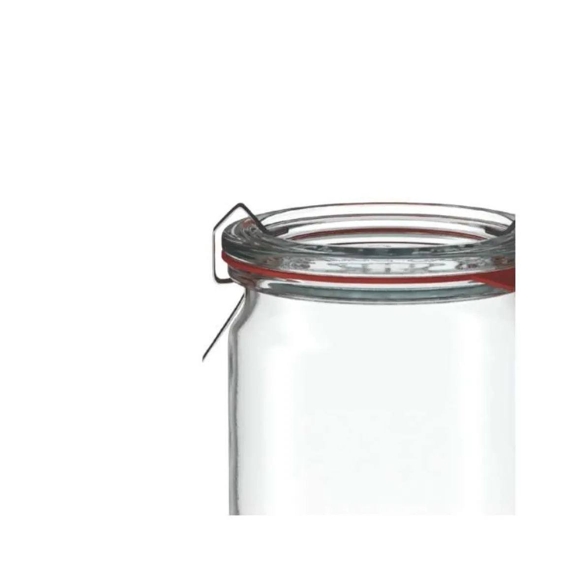WECK Zylinderglas 600 ml mit Glasdeckel – 6 Stück