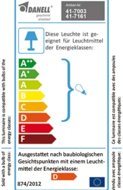 Werkleuchte mit Tischstandfuß, schwarz