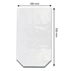 Zellglas Bodenbeutel Cellophan, 100 Stk