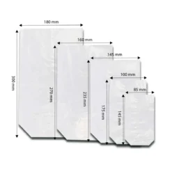 Zellglas Bodenbeutel Cellophan, 100 Stk