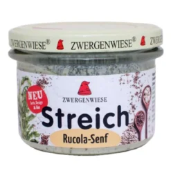 Zwergenwiese Rucola Brotaufstrich mit Senf